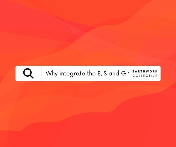 Why Integrate the E, S, and G?